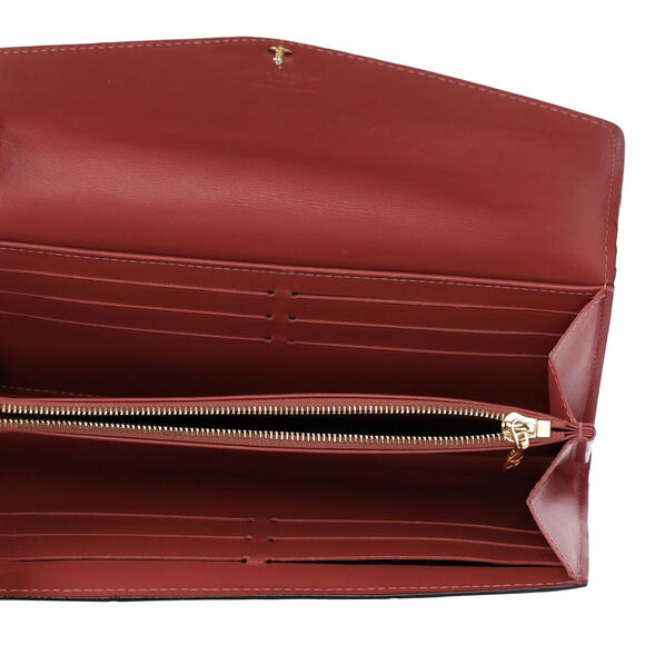 Louis Vuitton Sarah Monogram Vernis Long Wallet M90429 Viu Rose - Picture 7 of 7